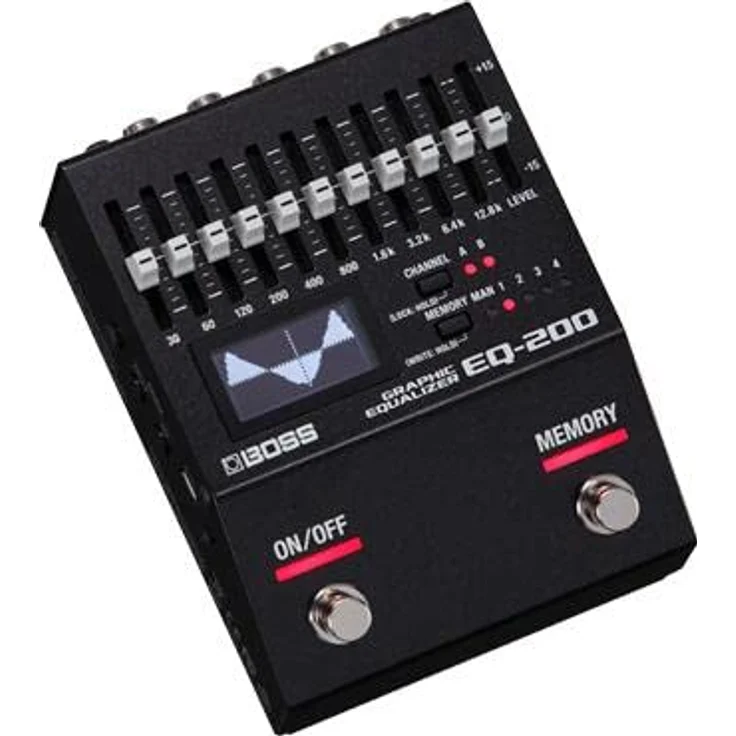 Boss EQ-200 Graphic Eq, Stereo Gitarren-Effektgerät mit 2x 10 Band EQ, 32-bit/96 kHz, 4 Speicherplätzen, MIDI und USB – Bild 6