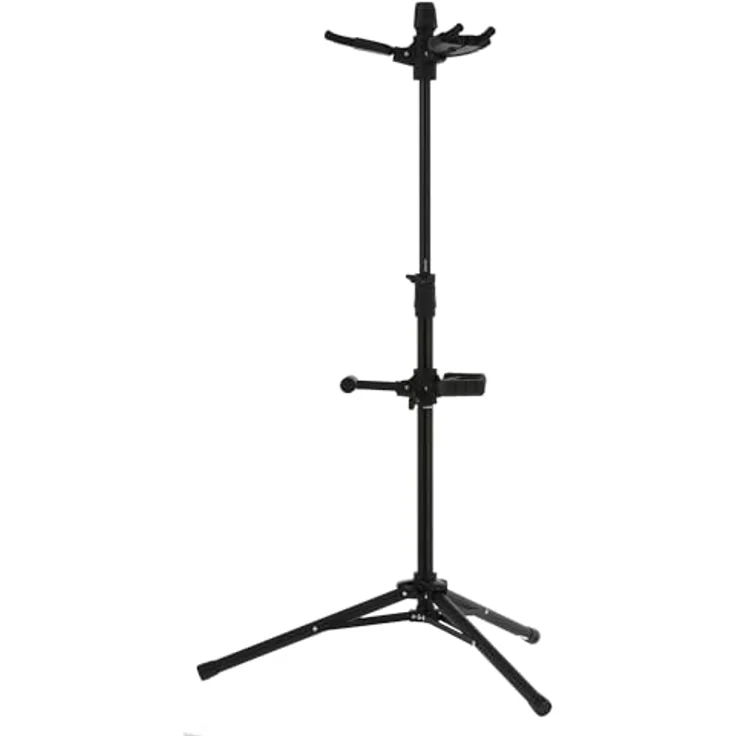 Gewa TripleGrip GS-83 Gitarrenständer für bis zu 3 Akustik- & E-Gitarren, höhenverstellbar 76-119 cm, zusammenlegbar, rutschhemmende Silikonpolsterung – Bild 10