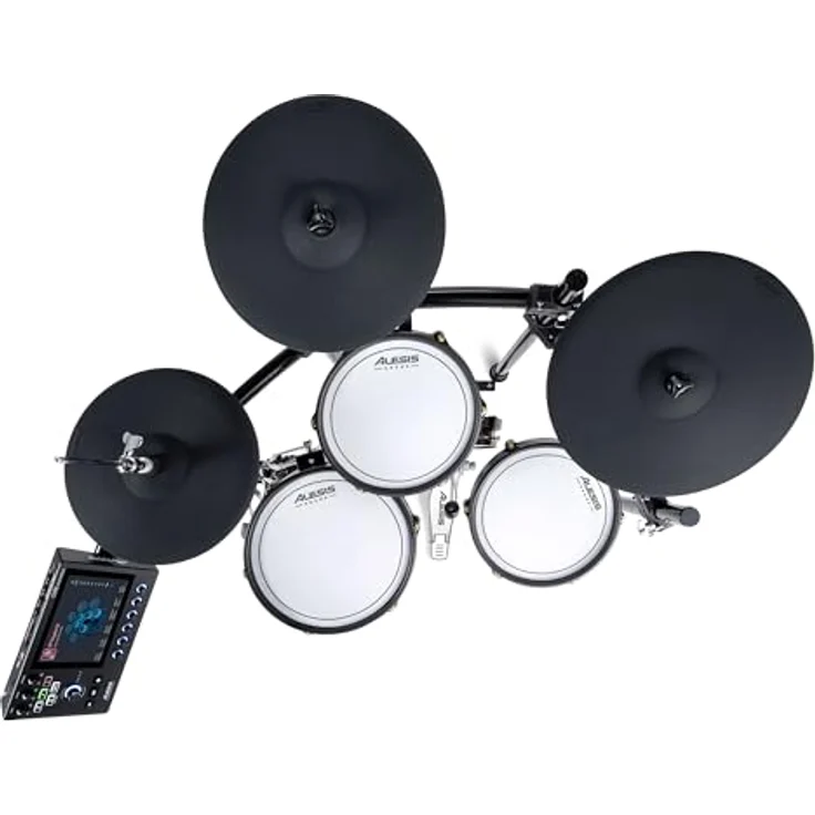 Alesis Strata Club E-Drum Kit, professionelles E-Drum Set mit BFD3 Sound Engine, 370 Kit Pieces, 8" Bass Drum, 2x 10" Zwei-Zonen Tom Pads, 12" Snare Pad, Mesh-Pads, 25 GB Speicher – Bild 12