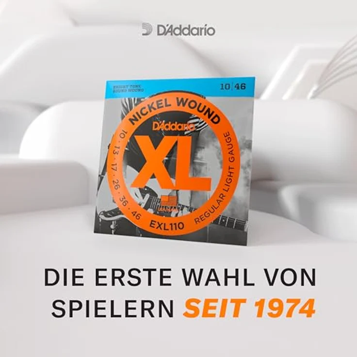 Daddario EXL120-10P, E-Gitarrensaiten Satz mit 10 Sätzen, Nickel plated Steel, Stärken 009-011-016-w024-w032-w042 – Bild 3