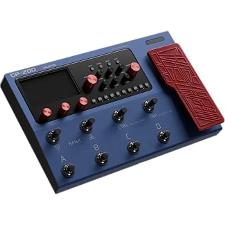 Valeton GP-200X Anniversary, Gitarren-Multieffekte mit 140 Verstärkertypen, HD-Modellierung, 8 LED-Fußschaltern und hochwertigem 180s Looper – Bild 6