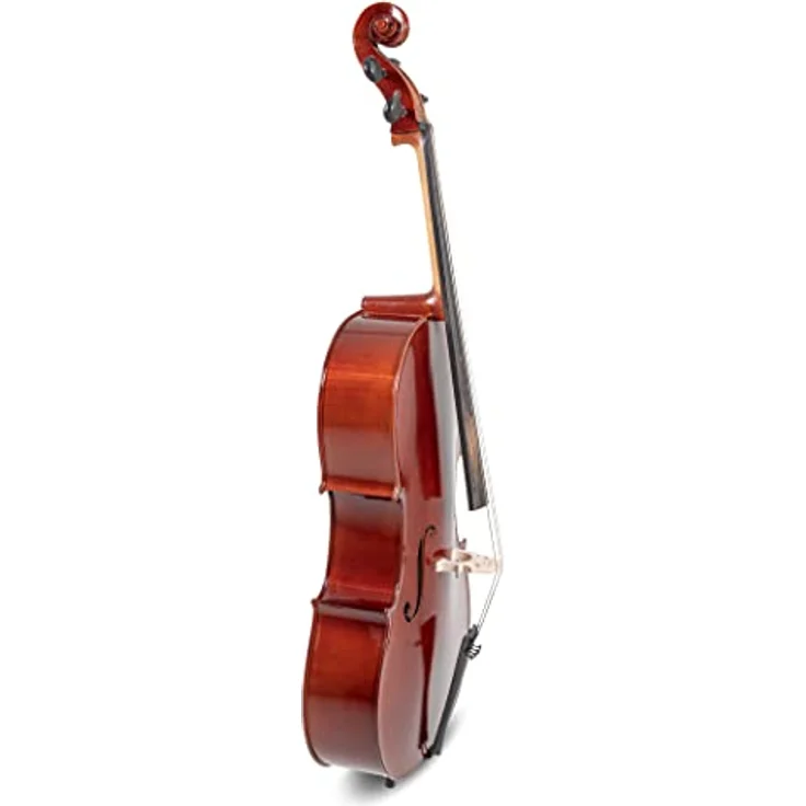 Gewa Pure Celloset HW 3/4, Cello mit massiver Fichtendecke, dunkelrotbraunem Lack und kompletten Zubehör – Bild 3