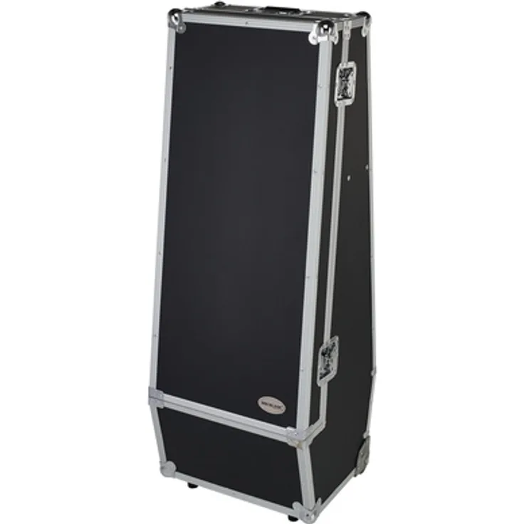 Rockcase RC 10860 GU/FL Chest Case 3, stabiler Gitarrenkoffer für 3 E-Gitarren aus 10 mm BS-Plywood, schwarzes Samt-Futter, gepolsterte Halsaufnahme, Aluminiumkanten, 4 Butterfly-Schlösser