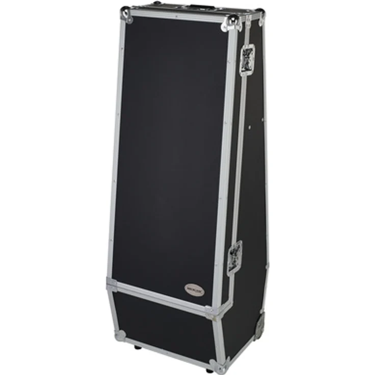 Rockcase RC 10860 GU/FL Chest Case 3, stabiler Gitarrenkoffer für 3 E-Gitarren aus 10 mm BS-Plywood, schwarzes Samt-Futter, gepolsterte Halsaufnahme, Aluminiumkanten, 4 Butterfly-Schlösser