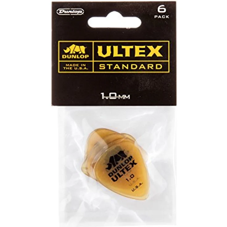 Dunlop Ultex 421 Picks 1.0, 6er Pack Standard Player Plektren – Bild 2