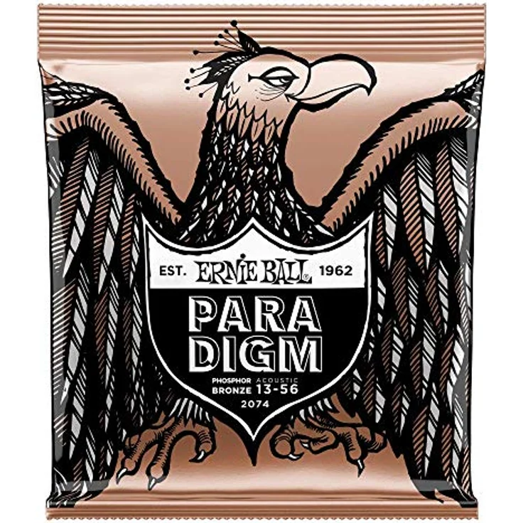 Ernie Ball Paradigm Phosphor Bronze Medium 13-56, Akustik Gitarrensaiten mit Nano-Behandlung, erhöhtem Korrosionswiderstand und legendärem Slinky Ton – Bild 4