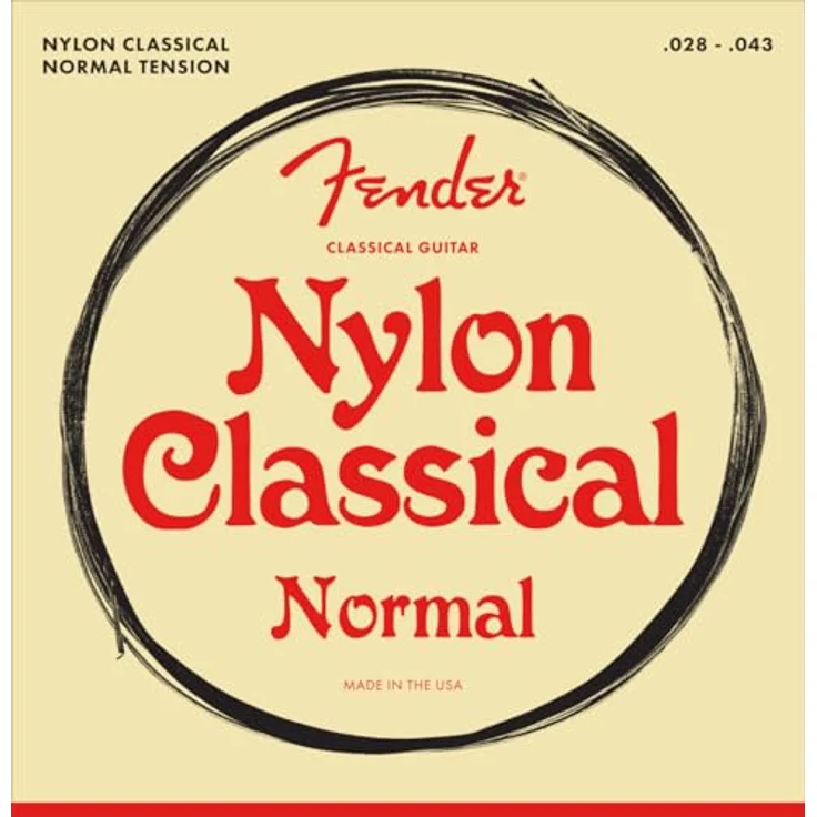 Fender Nylon Acoustic Strings BQ 12 Sets, robuste Gitarrensaiten für Nylon-Konzertgitarren, verschiedene Größen – Bild 1
