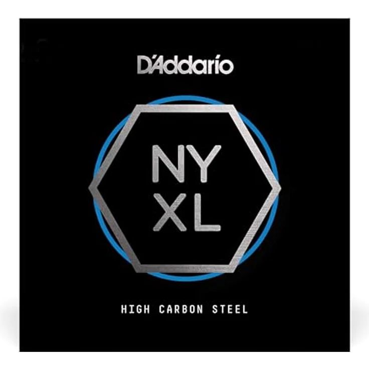 D'Addario NYS015 Einzelne Gitarrensaite, .015, reine Stahlkonstruktion, ausgezeichnete Stimmstabilität