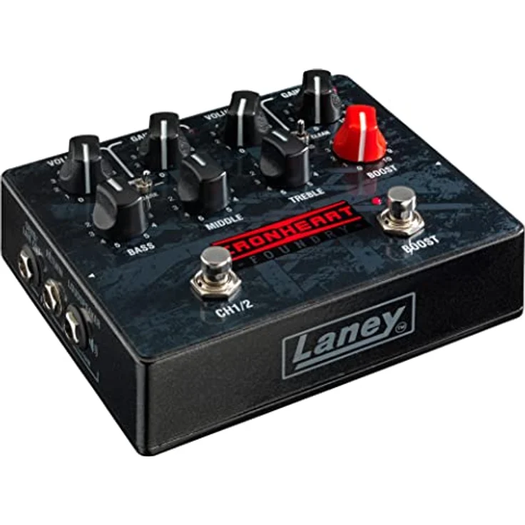 Laney Ironheart Foundry Loudpedal, E-Gitarrenverstärker im Pedalformat, Overdrive-Pedal mit hochwertiger Verarbeitung – Bild 2