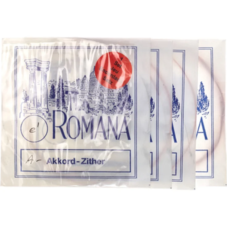 Romana Akkordzither Strings A5 Akkord, Satz aus 4 Saiten für Akkordzither – Bild 1