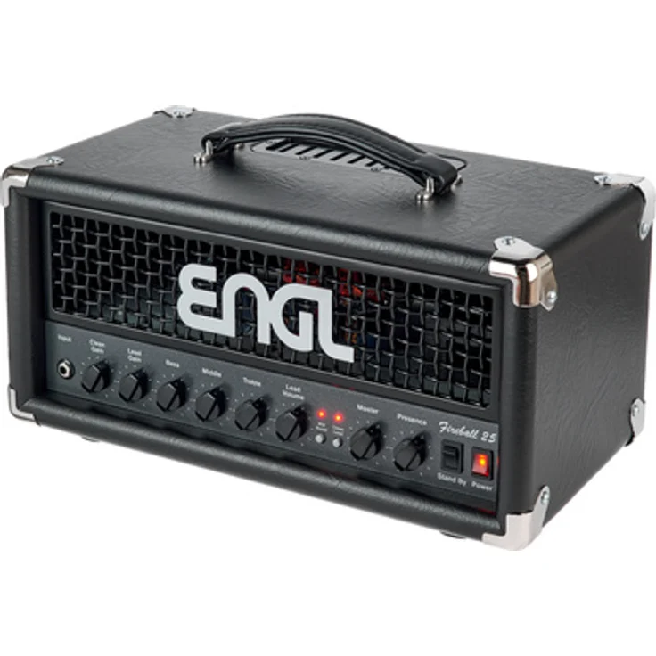 Engl E633 Fireball 25, Röhren Verstärker Topteil für E-Gitarre, 25 Watt, 2 Kanäle, Noise Gate, in Schwarz – Bild 1