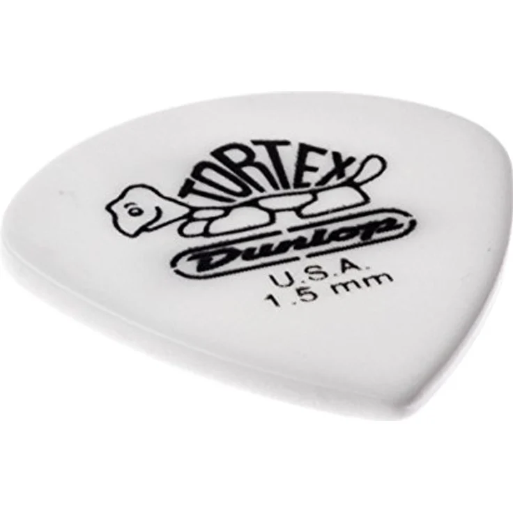 Jim Dunlop Tortex White Jazz III, Plektrum 1,50mm, 12 Stück mit klaren Tönen und aggressivem Angriff – Bild 3
