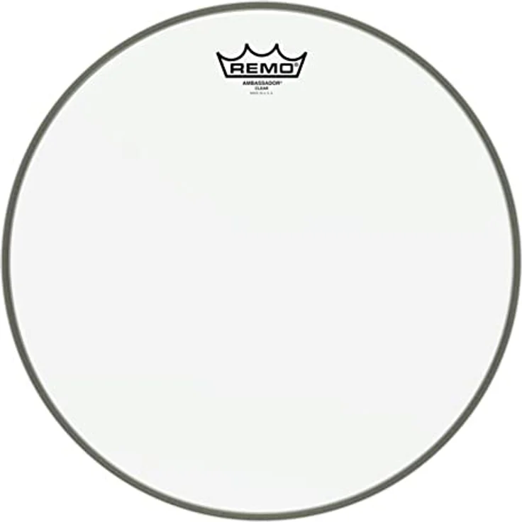 Remo 13" Ambassador Clear, Schlagzeugfell mit offenem Sound und Obertonreichtum, einschichtig – Bild 2
