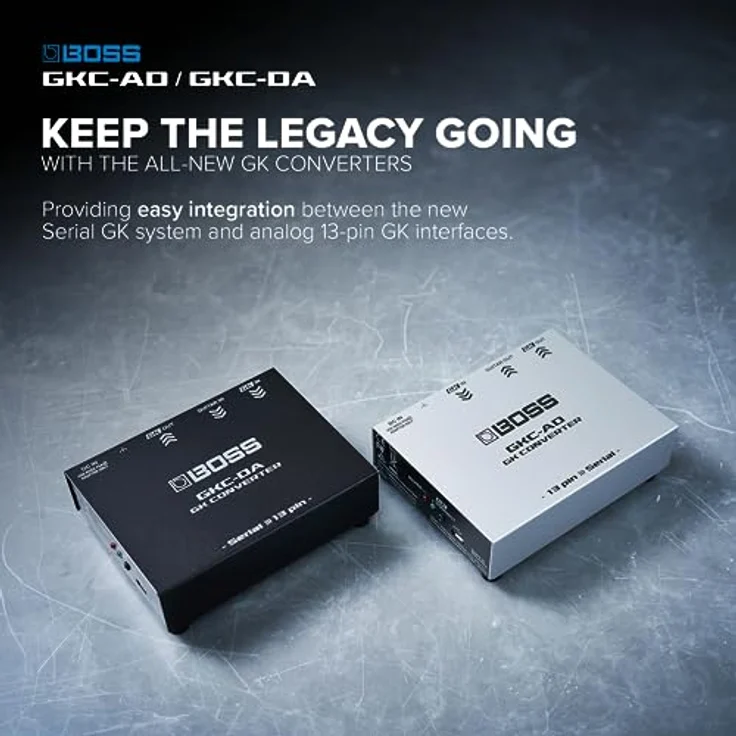 Boss GKC-DA GK Converter, digitale Schnittstelle für 13-polige GK-Tonabnehmersysteme, kompakt und leicht, inklusive DC-Netzteil – Bild 2