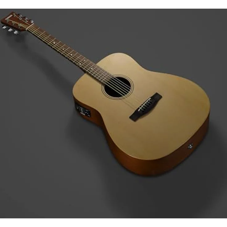 YAMAHA FX400 Akustik-E-Gitarre – Dreadnought-Korpus, 25" Mensur, System-66 Preamp mit Pickup und Tuner, Natural Satin – Bild 3