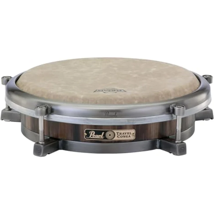 Pearl 11 3/4" Travel Conga PTC-1175N/510, kompakte Conga mit massivem Holzkessel aus Thai Oak und Remo Fiberskyn 3 Fell, inkl. Stimmschlüssel – Bild 1