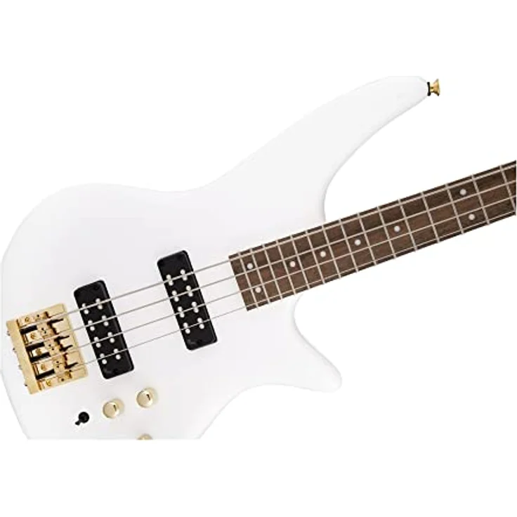 Jackson JS3 Spectra Bass, E-Bass der JS-Serie mit Pappel-Korpus, Ahorn-Hals, 24 Jumbo Bünden, aktiver/p Passiver Elektronik, Snow White – Bild 7
