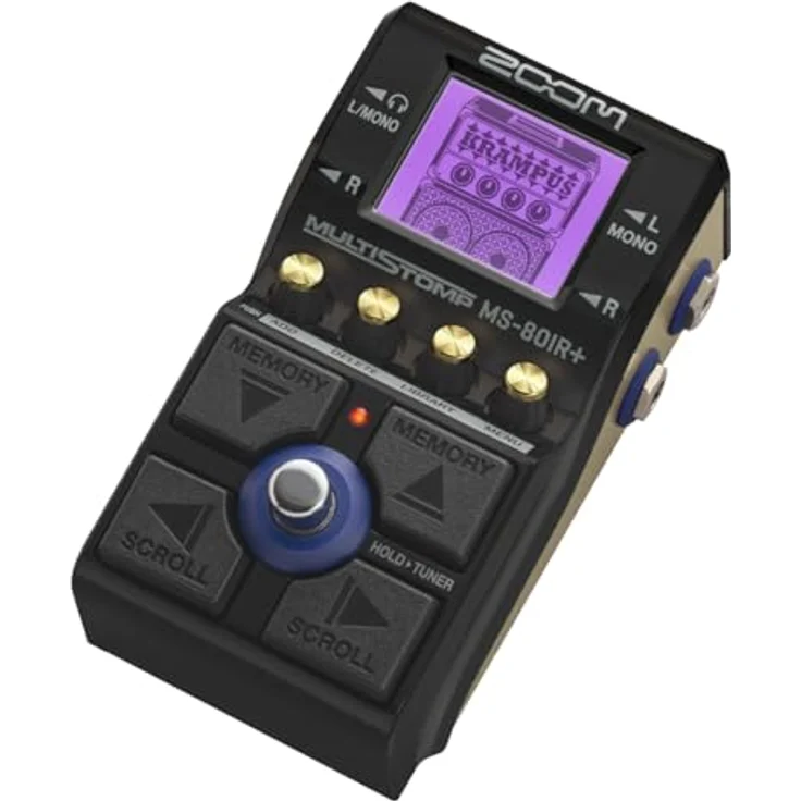 Zoom MS-80IR+, Gitarren-Multieffekte-Pedal mit 23 Verstärker-Modellen, 80 Speicherpatches und USB-C Anschluss – Bild 2