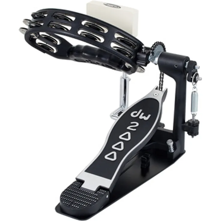 DW 2000 Tambourine Pedal, Fußmaschine mit Einzelkette und 14 Schellen, entwickelt mit Gregg Bissonette