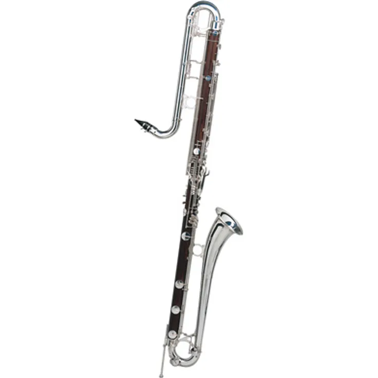 Selmer C 28 Kontrabassklarinette in Bb, Palisander-Korpus mit versilberten Klappen, inkl. Light Etui und C* Mundstück