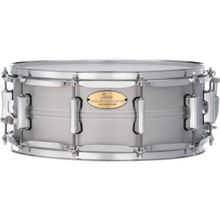 Pearl 14"x5,5" Primal Collective Aluminium Snare, trockener und fokussierter Sound mit kurzem Ausklang, Aluminium Kessel mit 1mm Sicke