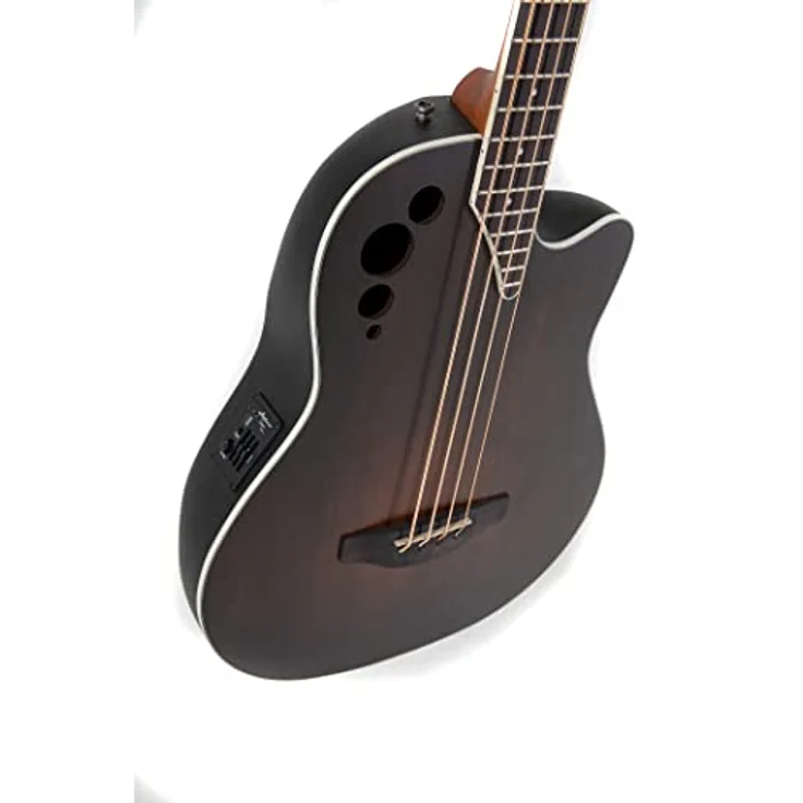 Applause Elite AEB4-7S, Mid-Depth Roundback E-/Akustikbass mit Cutaway, Fichtendecke, Vintage Varnish Satin – Bild 4