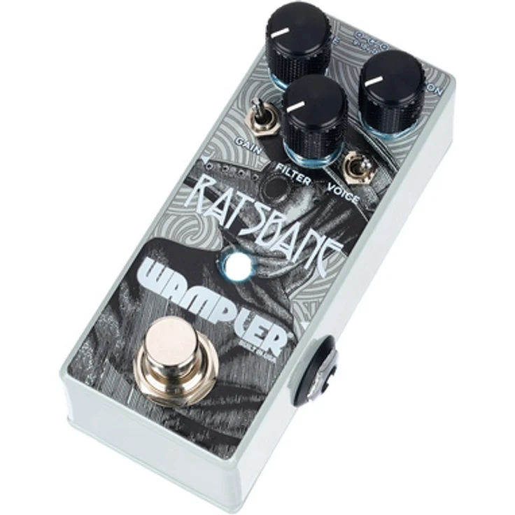 Wampler Ratsbane Overdrive/Distortion, Effektpedal für E-Gitarre mit dreistufigem Gain-Regler und zwei Voicing-Optionen – Bild 1