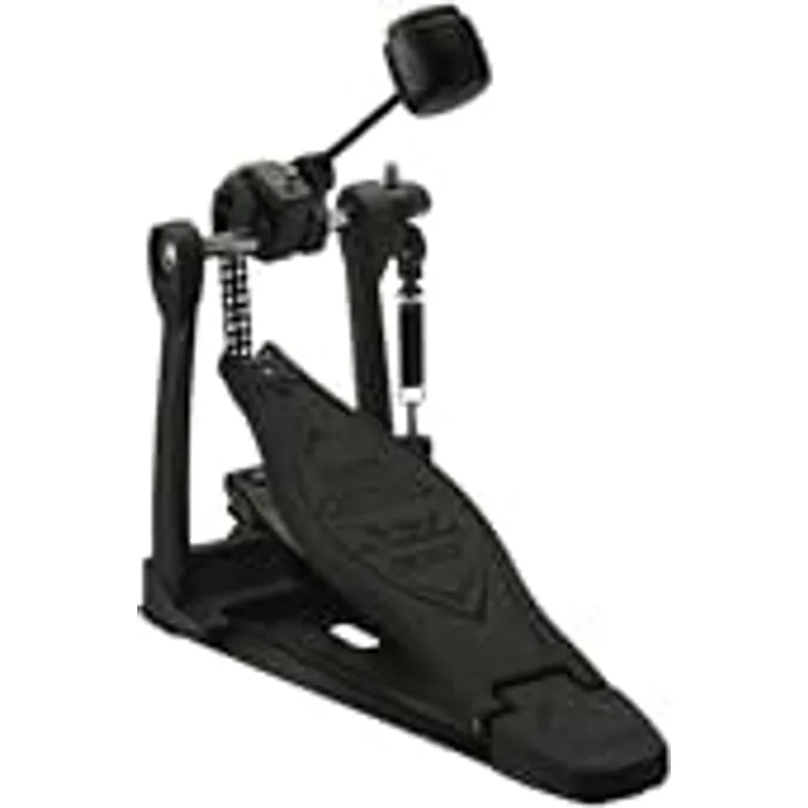 Tama Iron Cobra HP600DMB, Einzelfußmaschine der Dark Shadow Edition, matte schwarze Oberfläche, Duo Glide Kettenblatt, doppelte Kette