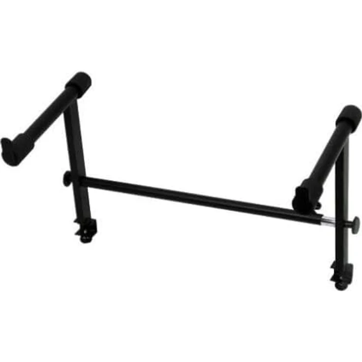 Gewa Basix Keyboard Stand Extension EQS-10EXB, Aufsatz mit einstellbarer Breite von 46-85 cm, Höhe 260 mm, belastbar bis 15 kg, schwarz – Bild 2