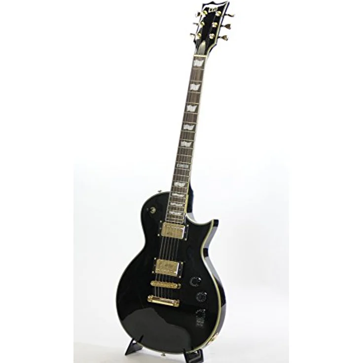 ESP LTD EC-256 BLK, E-Gitarre mit Mahagoni-Korpus, geröstetem Jatoba-Griffbrett und ESP LH-150 Tonabnehmern, schwarz – Bild 3