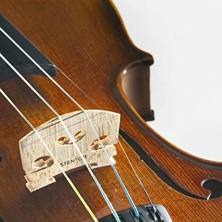 Stentor SR1500 Violin Student II 4/4, Schülergarnitur mit massive Fichtendecke, Ahornkorpus und Ebenholz-Griffbrett – Bild 3