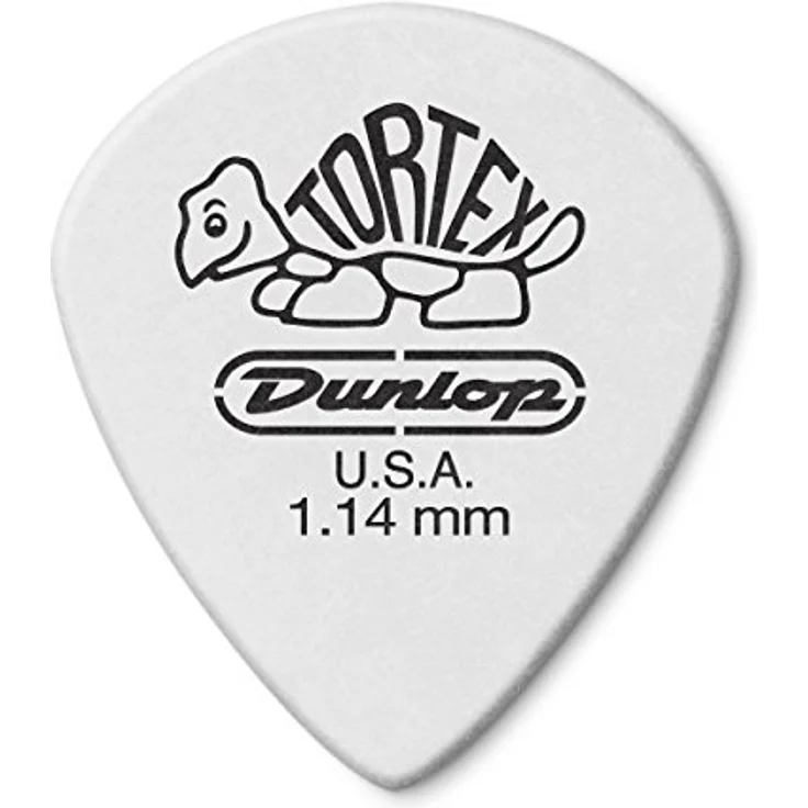 Jim Dunlop 478P114 Tortex Jazz Plektrum, Natural, 1.14mm – Bild 1