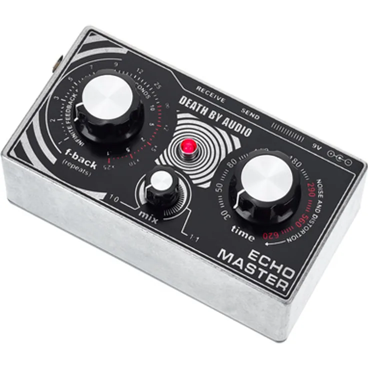 Death by Audio Echo Master, Analog Delay-Pedal mit 30-620 ms Delayzeit, XLR In/Output, handgefertigt in New York City