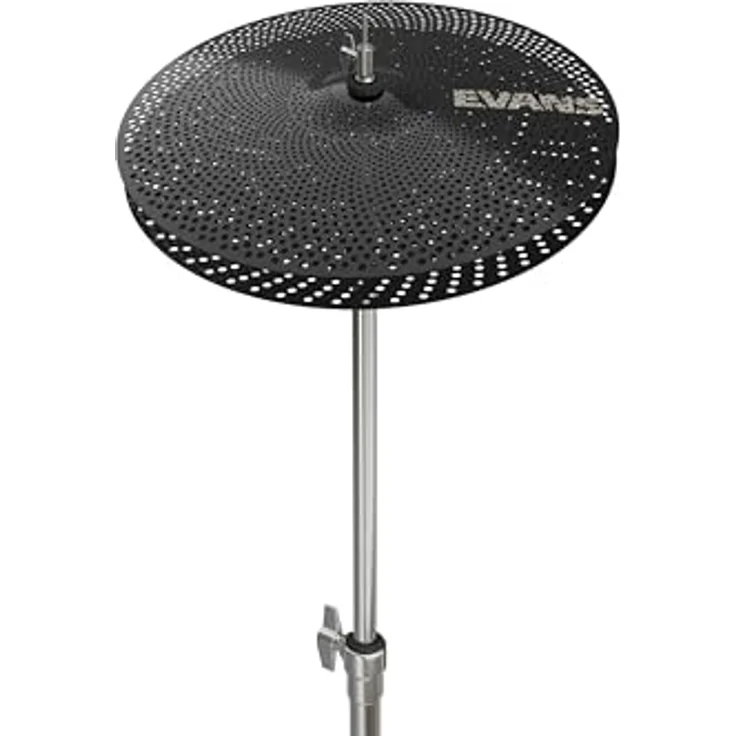 Evans dB One Drum Head Set, Schlagzeugfelle 14" bis 22" + dB One Becken Pack mit Hi-Hat und Crashbecken, natürliche Ansprache, reduzierte Lautstärke – Bild 4
