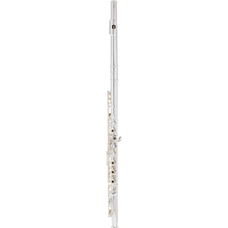 Jupiter JFL700REC-CBox Querflöte, versilbert mit C-Fuß, E-Mechanik und Ringklappen, inkl. Etui und Zubehör