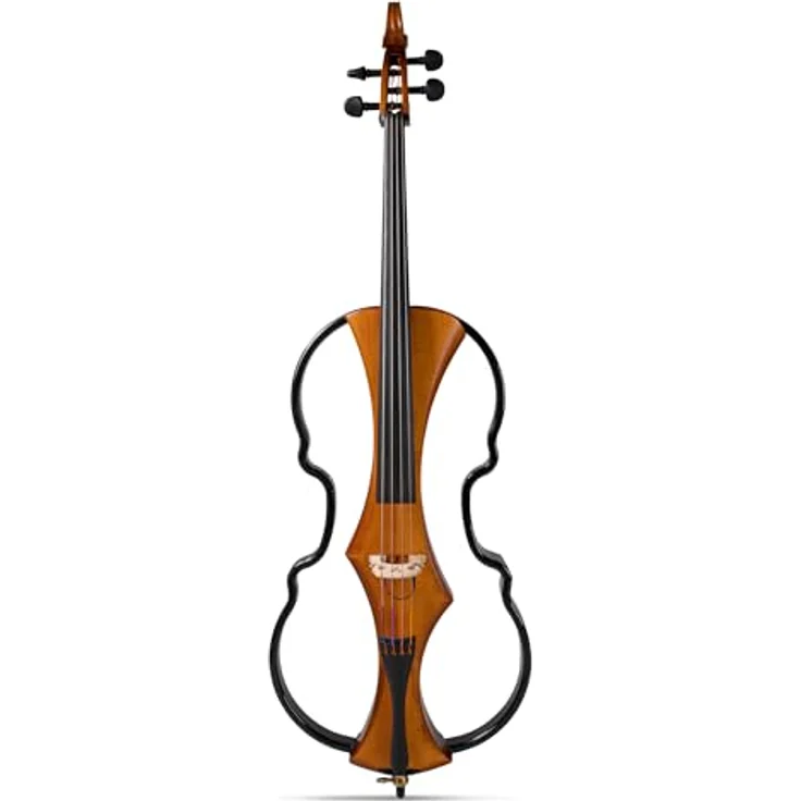 Gewa Novita 3.0 Electric Cello GB, E-Cello mit Spirituslackierung, Korpus aus Linde, Bodenplatte aus Ahorn, goldbraun – Bild 1