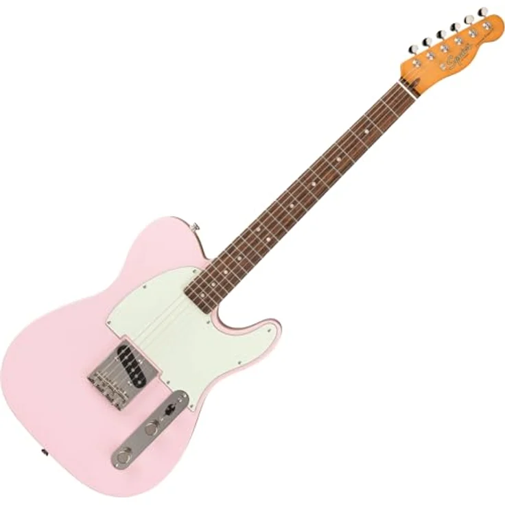 Squier FSR CV 60 Esquire E-Gitarre, Shell Pink, Pappel-Korpus, Ahorn-Hals, Fender Designed Alnico Single-Coil Tonabnehmer – Bild 6