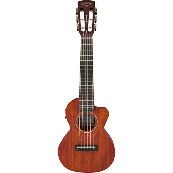 Gretsch G9126-ACE Guitar Ukulele, Tenor Style mit massiver Mahagoni Decke, Ovangkol Griffbrett und Fishman Kula Pickup, Natur Open-Pore Semi-Gloss, inkl. Gig Bag