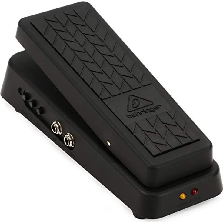Behringer HB01 Hell Babe, Wah-Wah-Pedal mit optischer Steuerung und einstellbarer Heel-Down-Frequenz von 440 Hz bis 250 Hz, für E-Bass geeignet