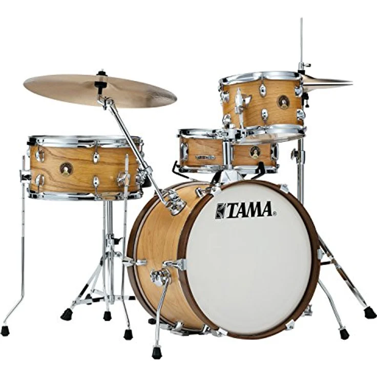 Tama Club Jam Vintage Kit - SBO, Kompakter Kesselsatz mit 18"x12" Bass Drum, Satin Blonde Finish, Mersawa-/Pappelkessel – Bild 1