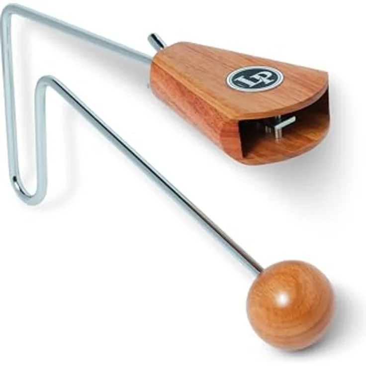 Latin Percussion LP208 Vibra Slap II Wood, Effektinstrument mit Holzresonanzkörper und Metallbügel