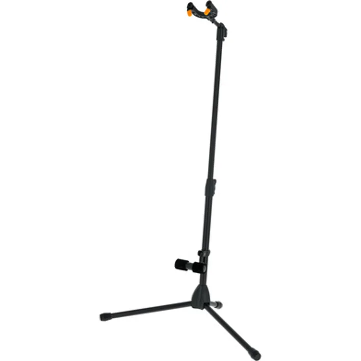 Millenium GS-3000 B, Gitarrenständer mit Locking System, verstellbar von 80-110 cm, Tragkraft 15 kg, schwarz