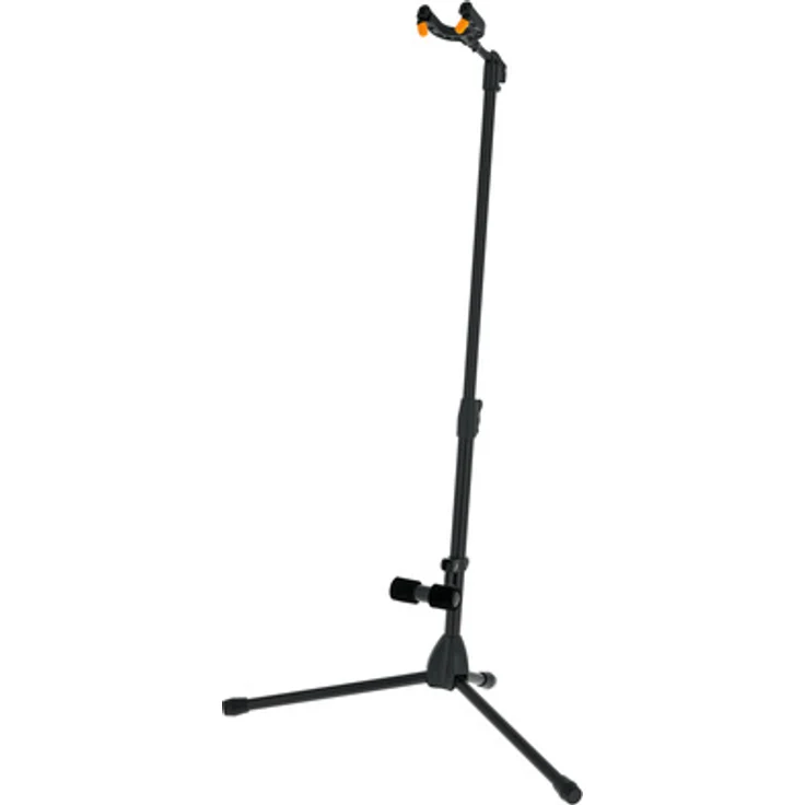 Millenium GS-3000 B, Gitarrenständer mit Locking System, verstellbar von 80-110 cm, Tragkraft 15 kg, schwarz