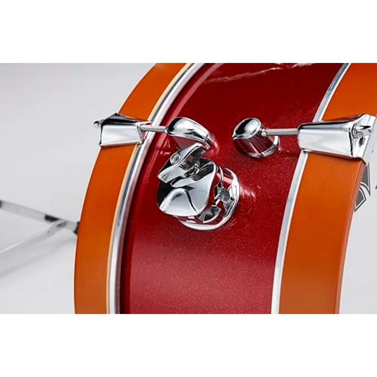 Tama Club Jam Mini Kit -CPM, Kompakter Kesselsatz mit 18"x7" Bass Drum und 12"x5" Snare, Farbe: Candy Apple Mist – Bild 9