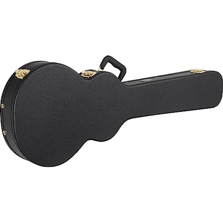 ROCKTILE E-Gitarrenkoffer Single Cut Style, robuster Hartschalen-Formkoffer mit gepolstertem Innenraum, 105 x 35 cm, 3,1 kg