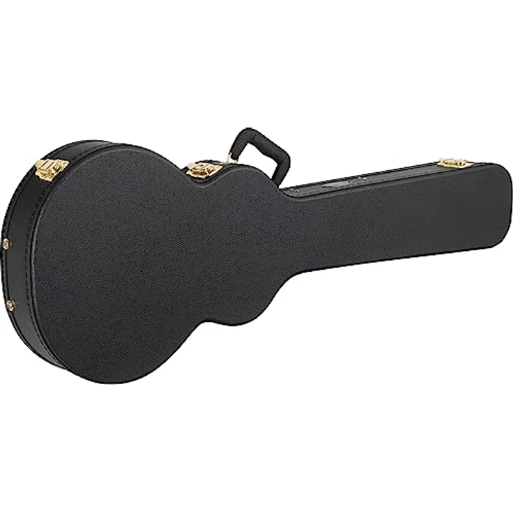 ROCKTILE E-Gitarrenkoffer Single Cut Style, robuster Hartschalen-Formkoffer mit gepolstertem Innenraum, 105 x 35 cm, 3,1 kg – Bild 1