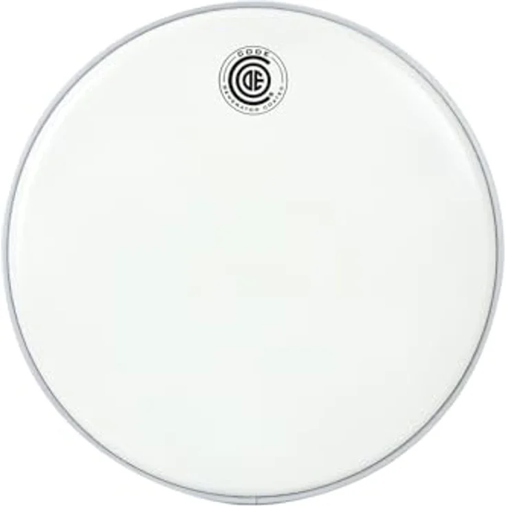 Code 10" Generator Coated Tom Head, doppellagig mit verklebtem Ring, weiß, warmer Sound mit kurzem Sustain – Bild 2