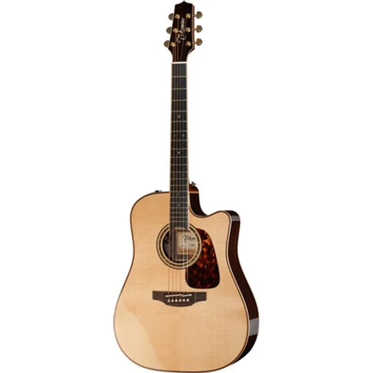 Takamine P7DC, Westerngitarre mit Cutaway und Palisanderboden, Natur Hochglanz, incl. Softcase