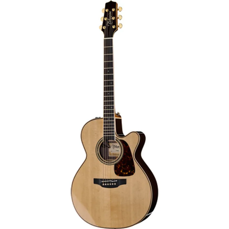Takamine P7NC Westerngitarre, Pro Serie, cutaway, massive Fichtendecke, Palisander Boden und Zargen, inklusive Softcase, Farbe: Natur Hochglanz