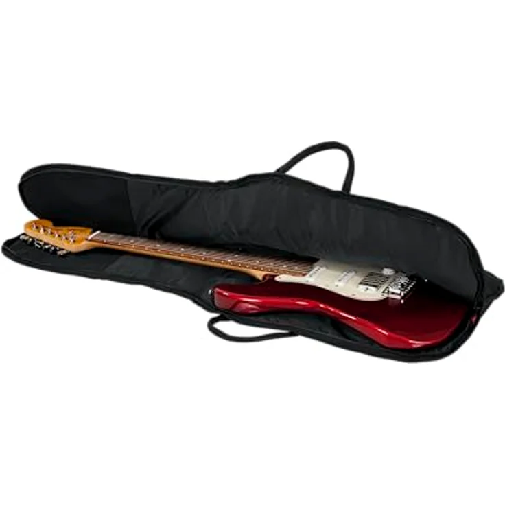 Gator Electric Guitar Gigbag, Gitarrentasche mit 10mm Polsterung, Schultertrageriemen, verstärkt an Kopfplatte und Brückensektion, Nylon, 96,5 cm x 38,0 cm x 8,9 cm, 0,68 kg – Bild 8